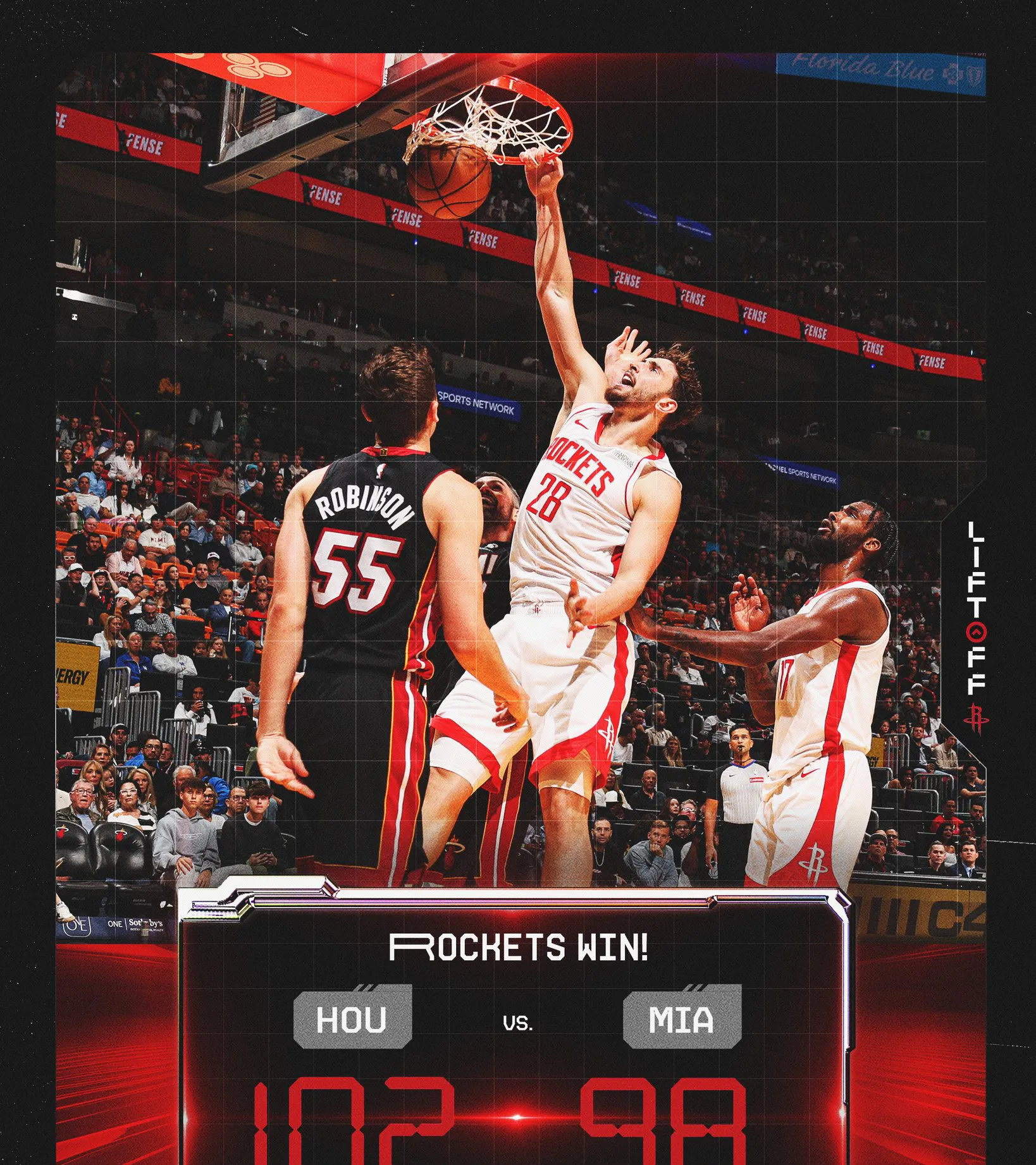 关于热火主场大胜活塞，稳固东部前八位置的信息