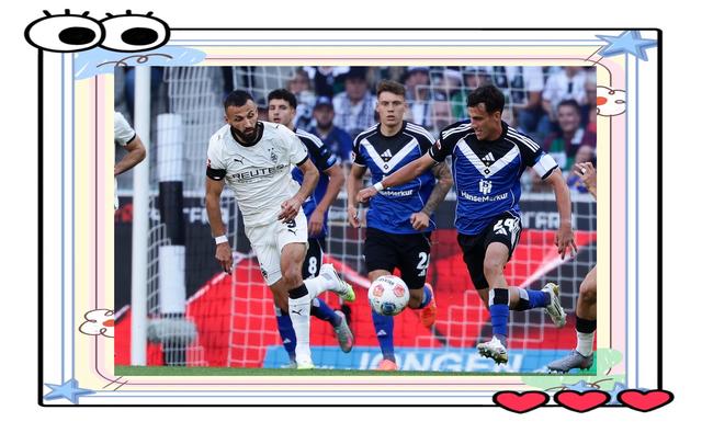 法兰克福客场激战门兴格拉德巴赫战罢双方2-2握手言和